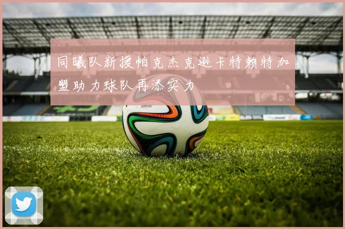 同曦队新援帕克杰克逊卡特赖特加盟助力球队再添实力